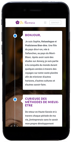 Be harmonie - Web Valley - Création site internet