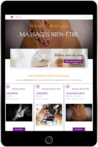 Be harmonie - Web Valley - Site internet