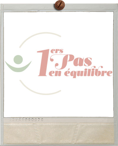 Logo 1ers pas en équilibre Polaroïd