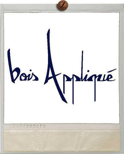 Logo Bois Appliqué Polaroïd