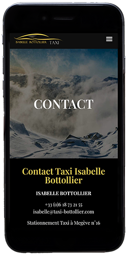Taxi bottollier isabelle - Web Valley - Création site internet